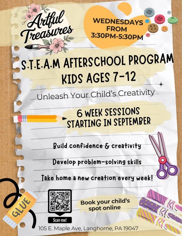 6 week After school Session Wednesday 3:30pm-5:30pm