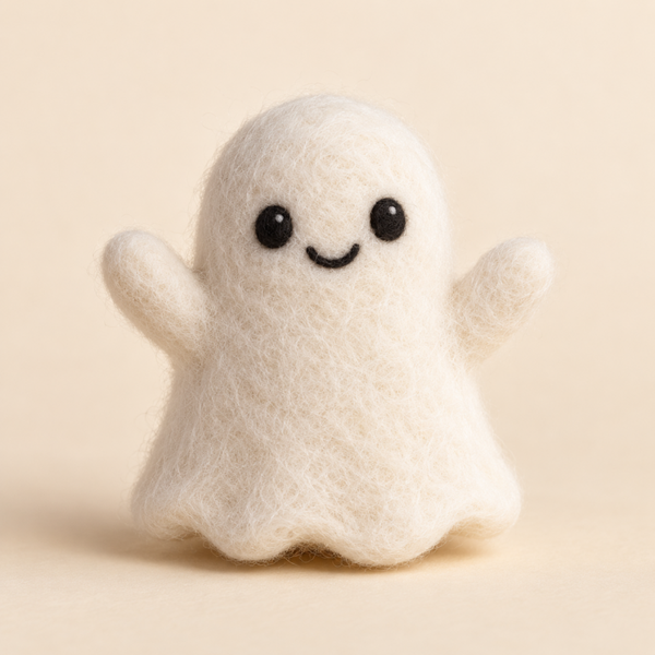 Felted Ghost in a Jar Workshop