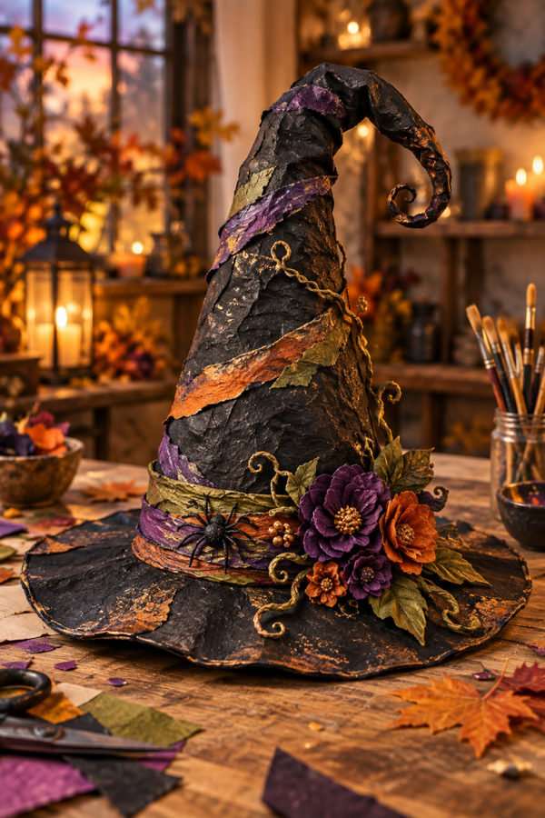 Paper-Mâché  Witch’s Hat Workshop