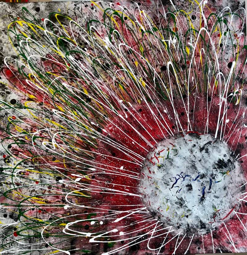 n°13-toile-1m x 1m-acrylique
