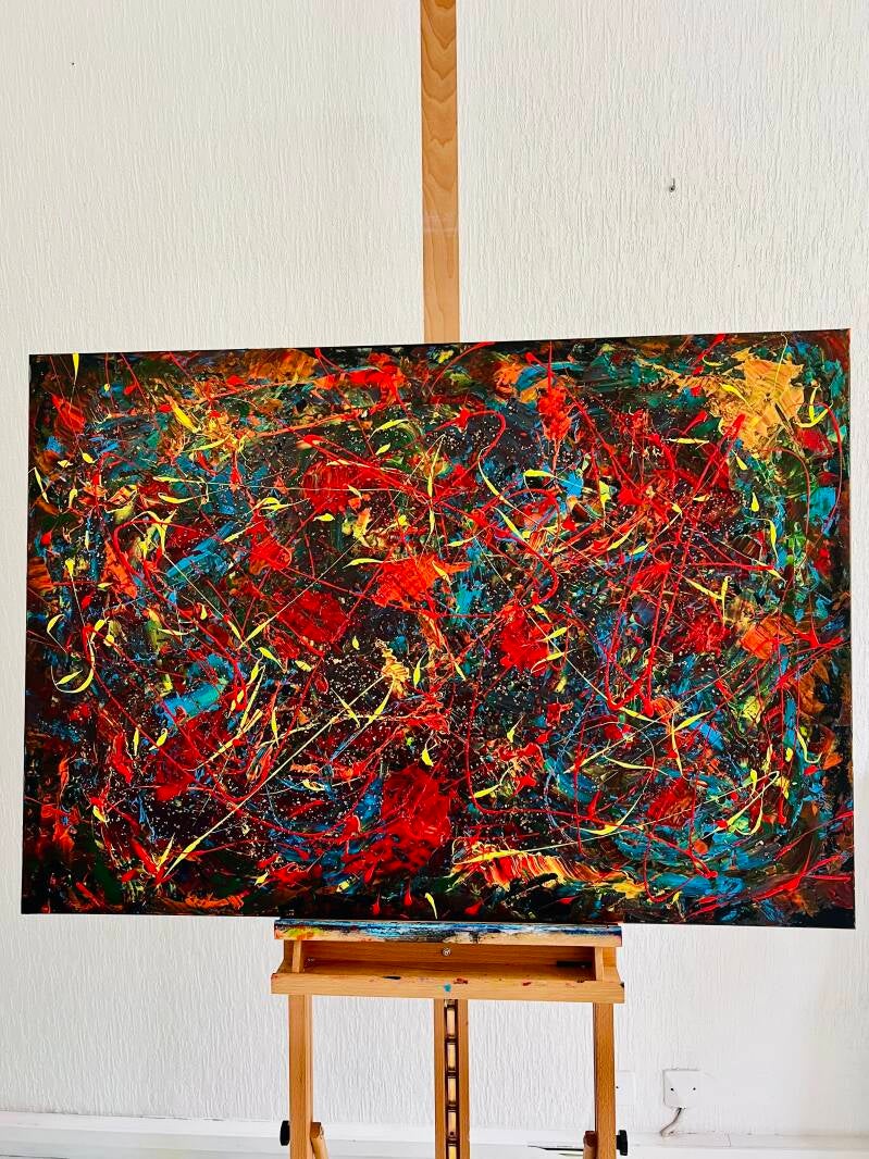 N°38- 1,16m x O,81cm-acrylique