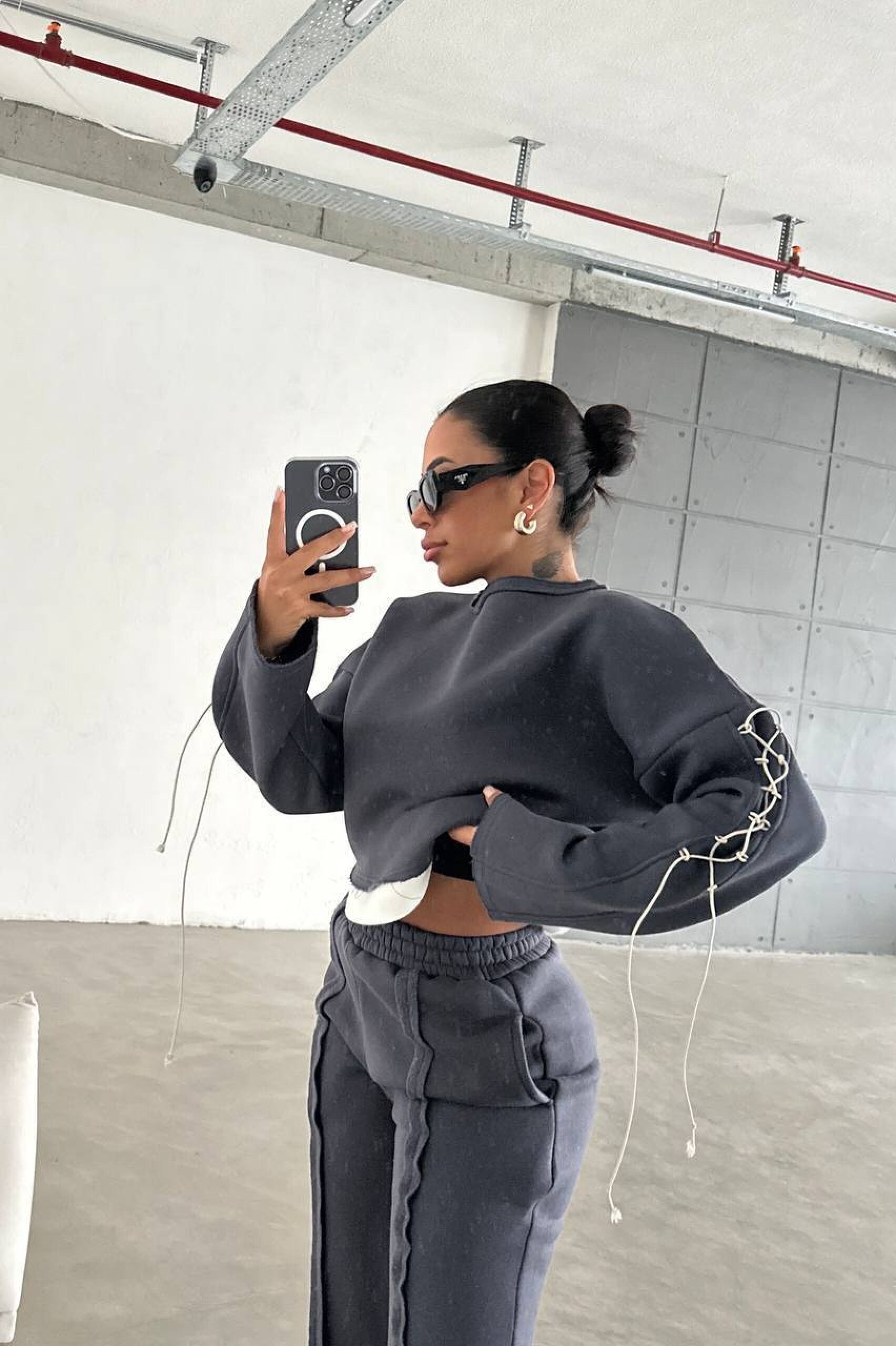 Joggingpak badu grijs