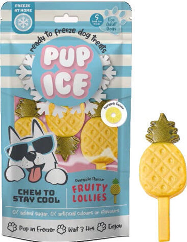 Pup Ice Fruit Lollie Ananas P/3