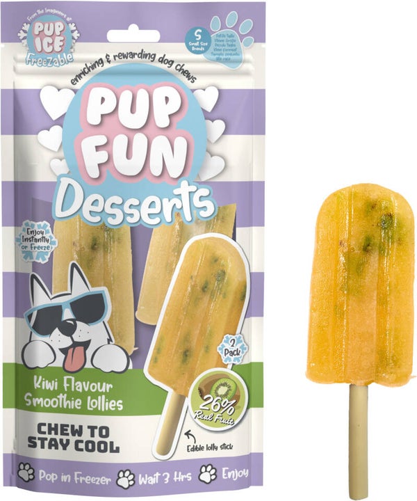 Pup Fun Desserts Smoothie Kiwi P/2
