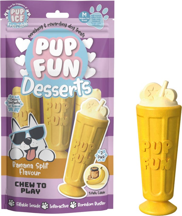 Pup Fun Desserts Banana Split P/3