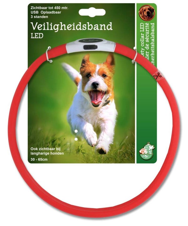 LED Veiligheidshalsband Breed