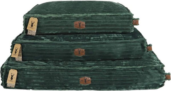 Est. 1941 Orthopedisch Ligkussen Velvet Corduroy Pine Green