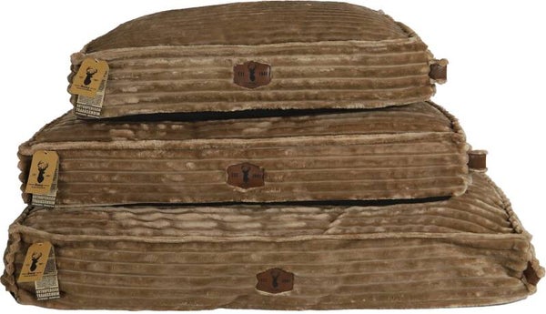 Est. 1941 Orthopedisch Ligkussen Velvet Corduroy Acorn Brown