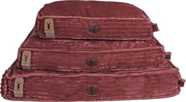 Est. 1941 Orthopedisch Ligkussen Velvet Corduroy Dusty Pink