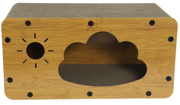 Krabhuisje Karton En Hout