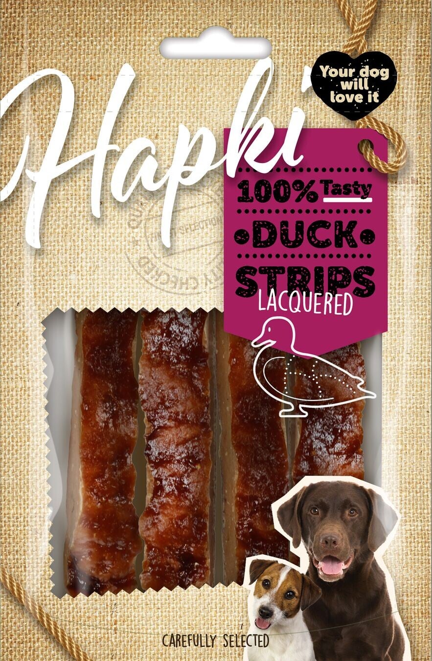 Hapki Gelakte Strips Eend 85 gram