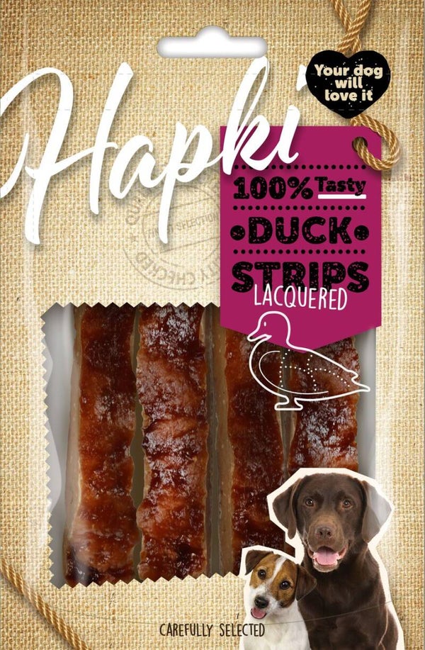 Hapki Gelakte Strips Eend 85 gram