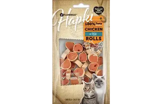 Hapki Sushi Kip & Vis Rolls 50 gram