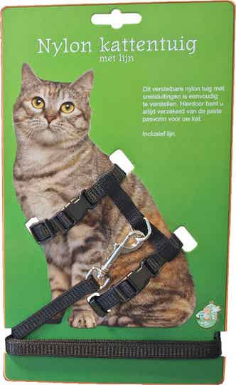 Nylon Kattentuig Met Lijn
