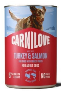 Carnilove Blik Adult Kalkoen & Zalm 400 gram