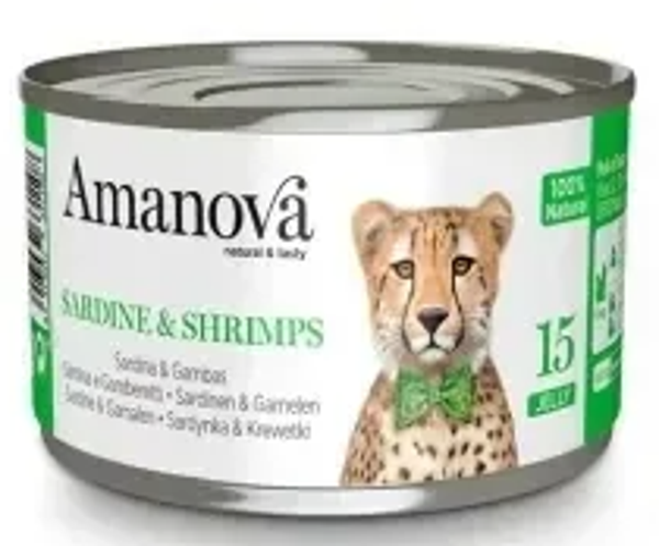 Amanova Sardines & Shrimps Gelei 70 gram