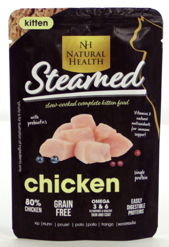 Natural Health Kitten Steamed Chicken 85 gram