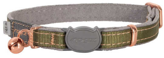 Rogz Urban Kattenhalsband Olive Twist