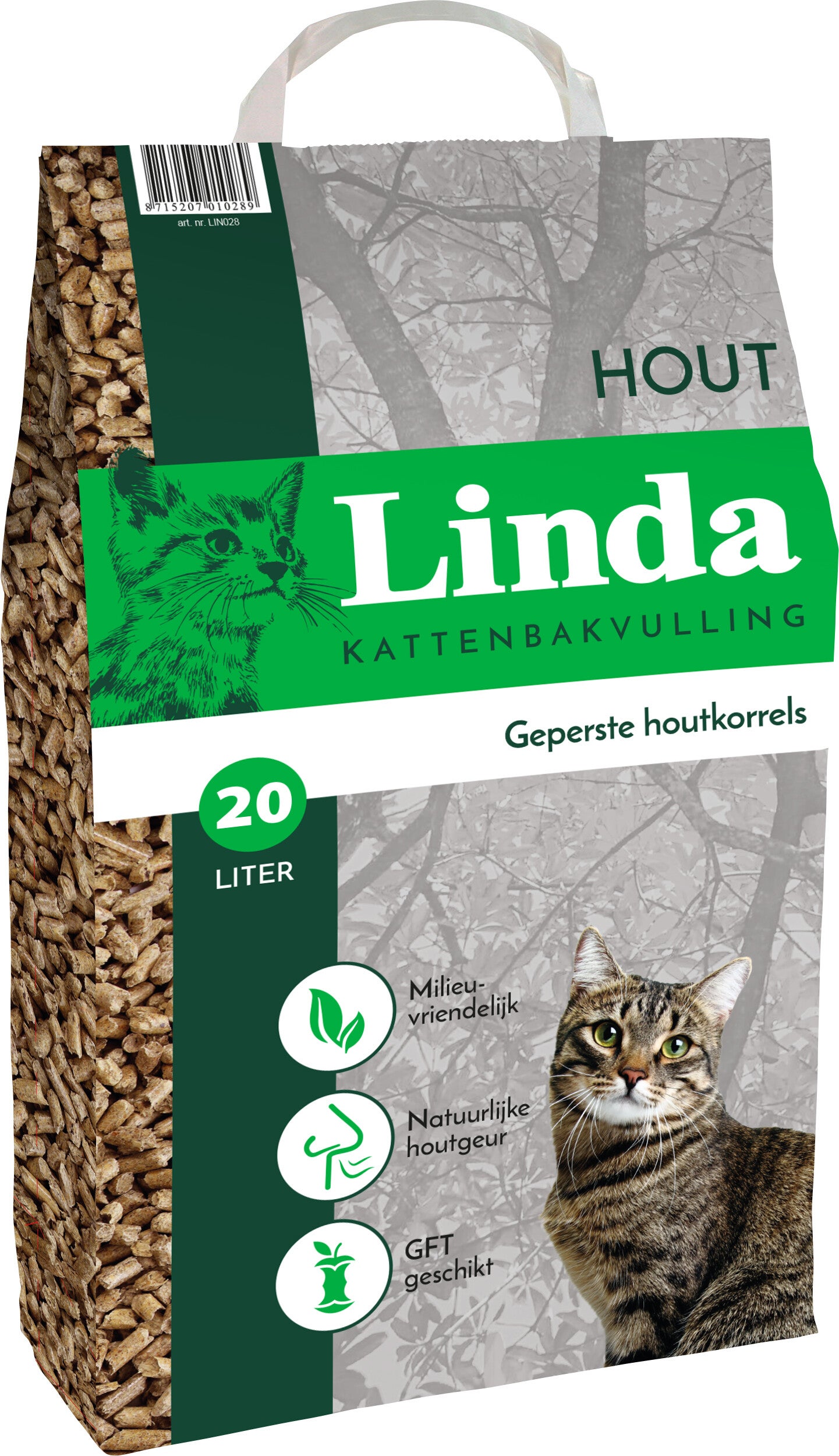 Linda Hout Kattenbakvulling 20 Liter