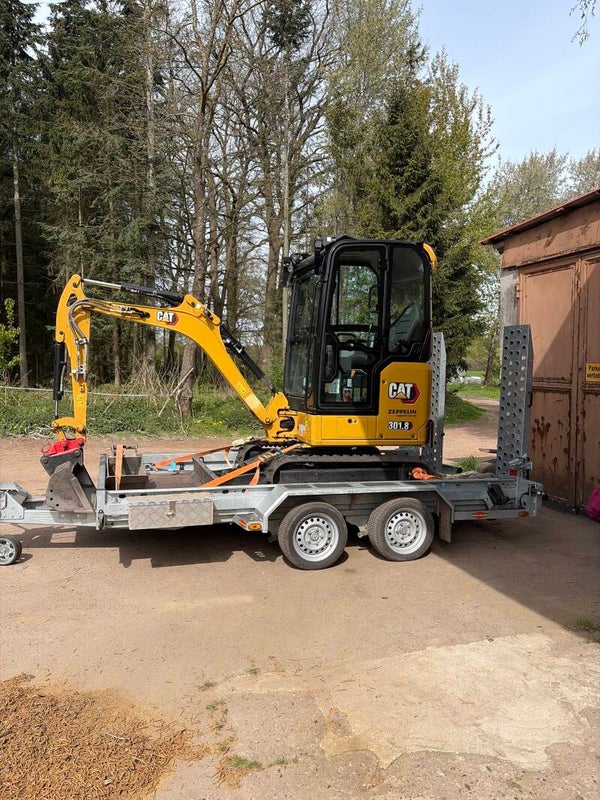 Minibagger mit Standard Schaufeln