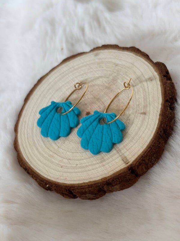Les coquillages effet "cuir"