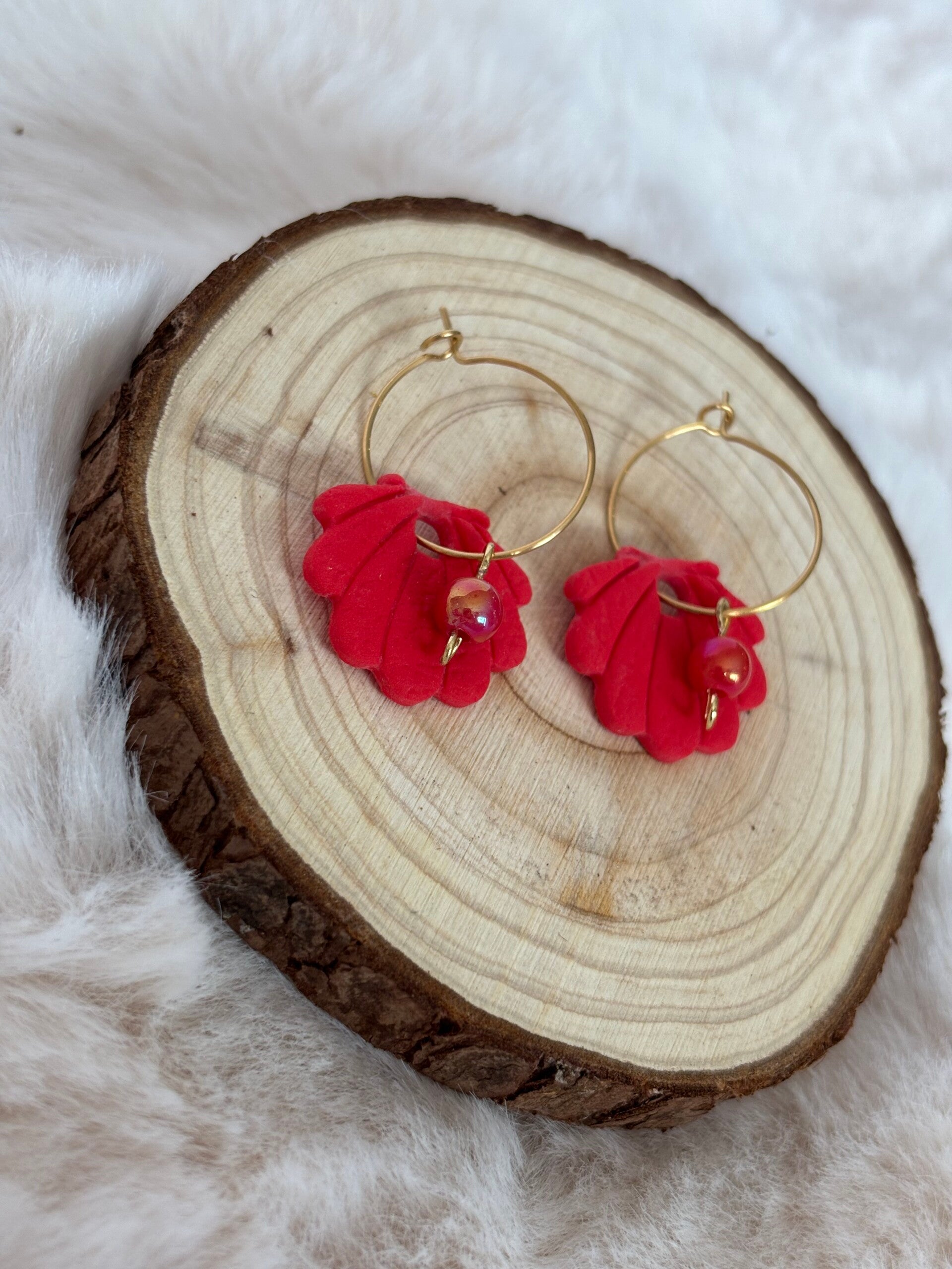 Les coquillages effet "cuir"