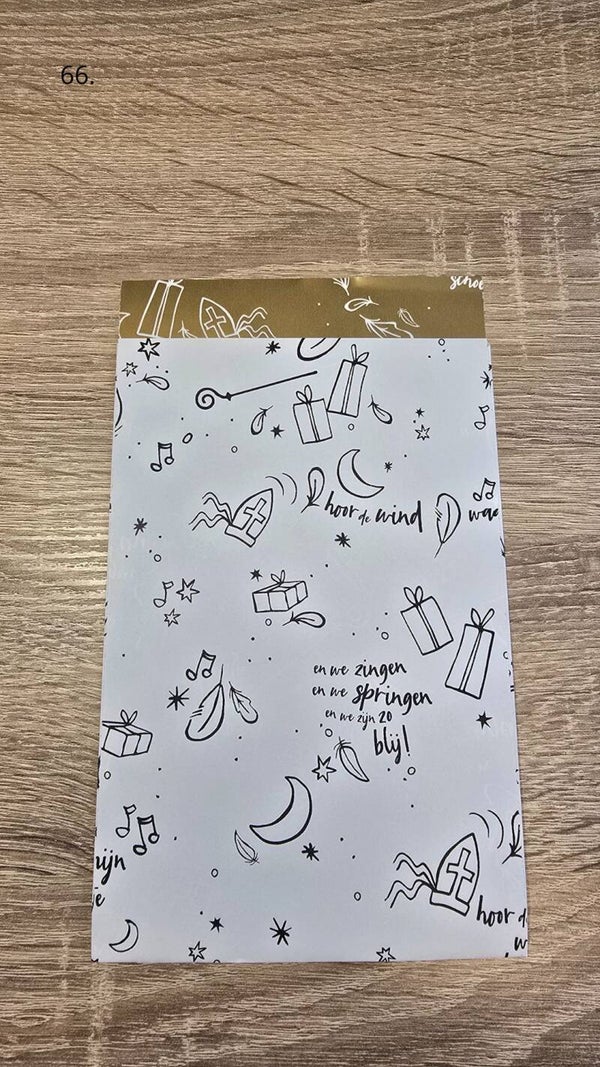 Cadeauzakje M - 100 stuks - set 66