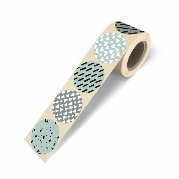 Sticker | Shapes | Blauw | 5 stuks