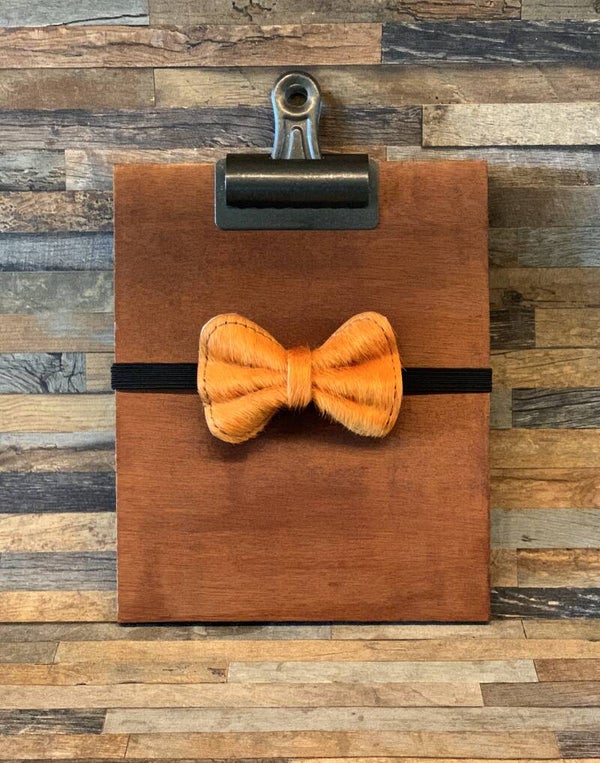 Luxury Leather Bow Tie - Puma