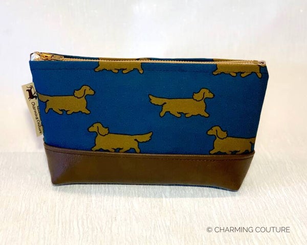 Toiletry Bag - Long haired dachshunds