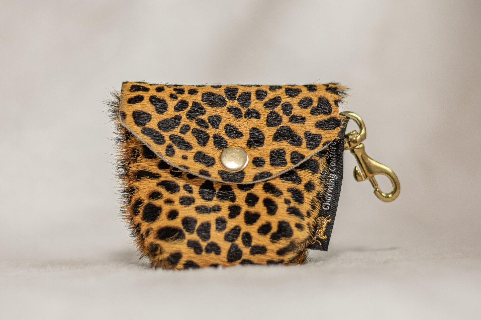 Cheetah - Luxe Lederen Zakjeshouder