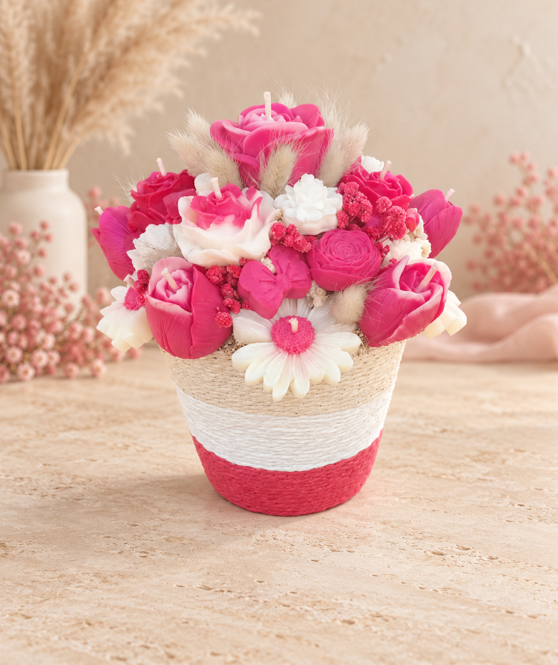 Bouquet floral parfumé– Délice de Fraise