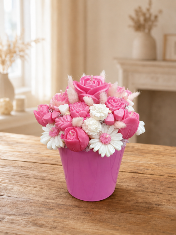 Bouquet floral parfumé –Cœur de Cerisier