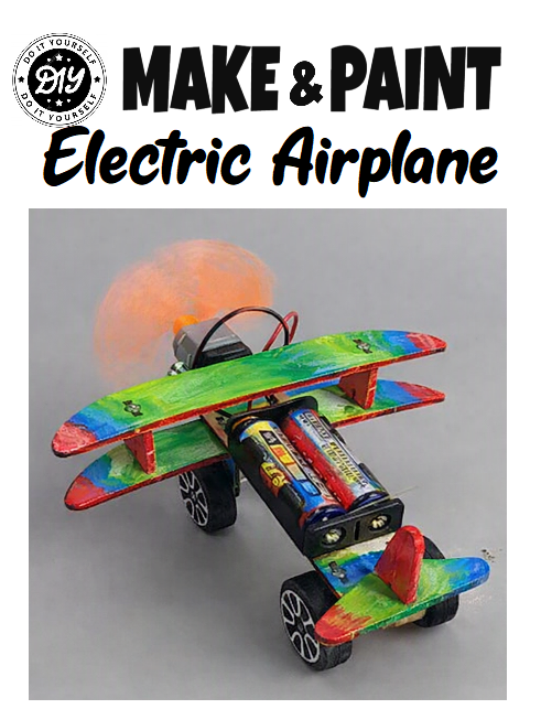 DIY Make & Paint Wooden Airplane