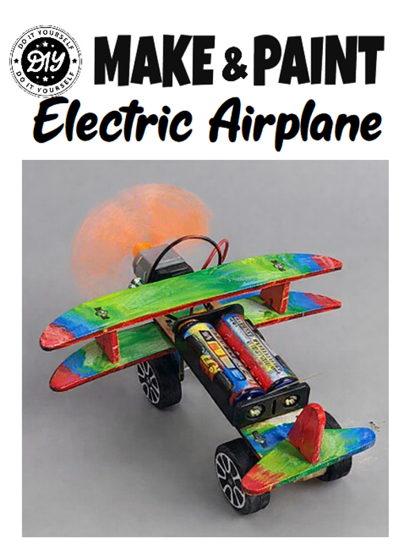 DIY Make & Paint Wooden Airplane