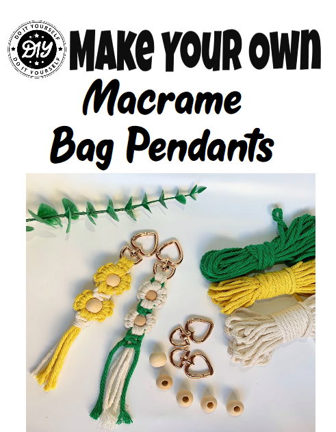 DIY Macrame Key Chain/Bag Pendant