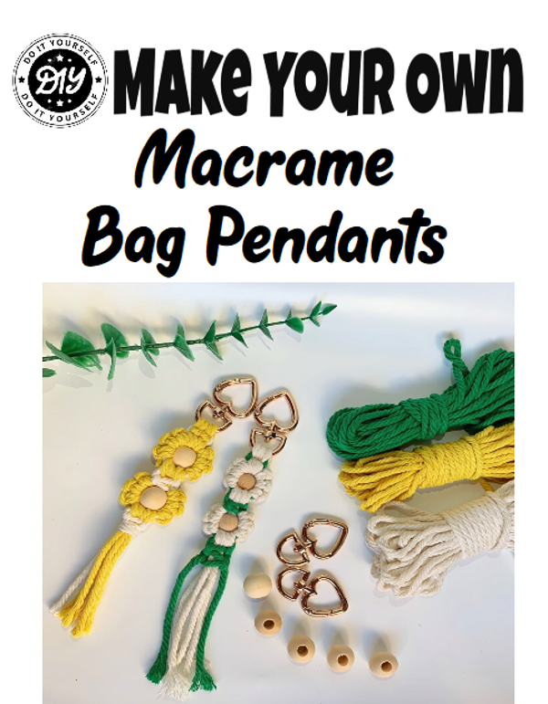 DIY Macrame Key Chain/Bag Pendant