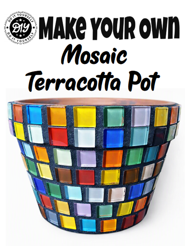 DIY Mosaic Terracotta Pot Kit