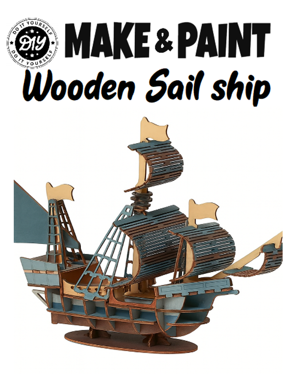 DIY Wooden Sailing Ship