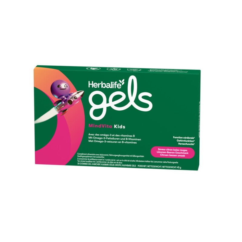 379k Herbalife Gels MindVita Kids Citroen-Bessen 30 kauwbare gels