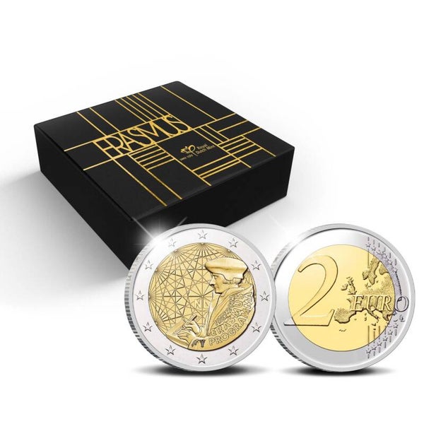 2 euro Nederland 2022 35 jaar ERASMUS Programma 2 euro Proof-kwaliteit