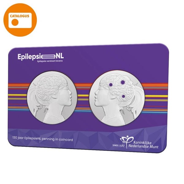 Nederland 2023 EpilepsieNL penning in coincard