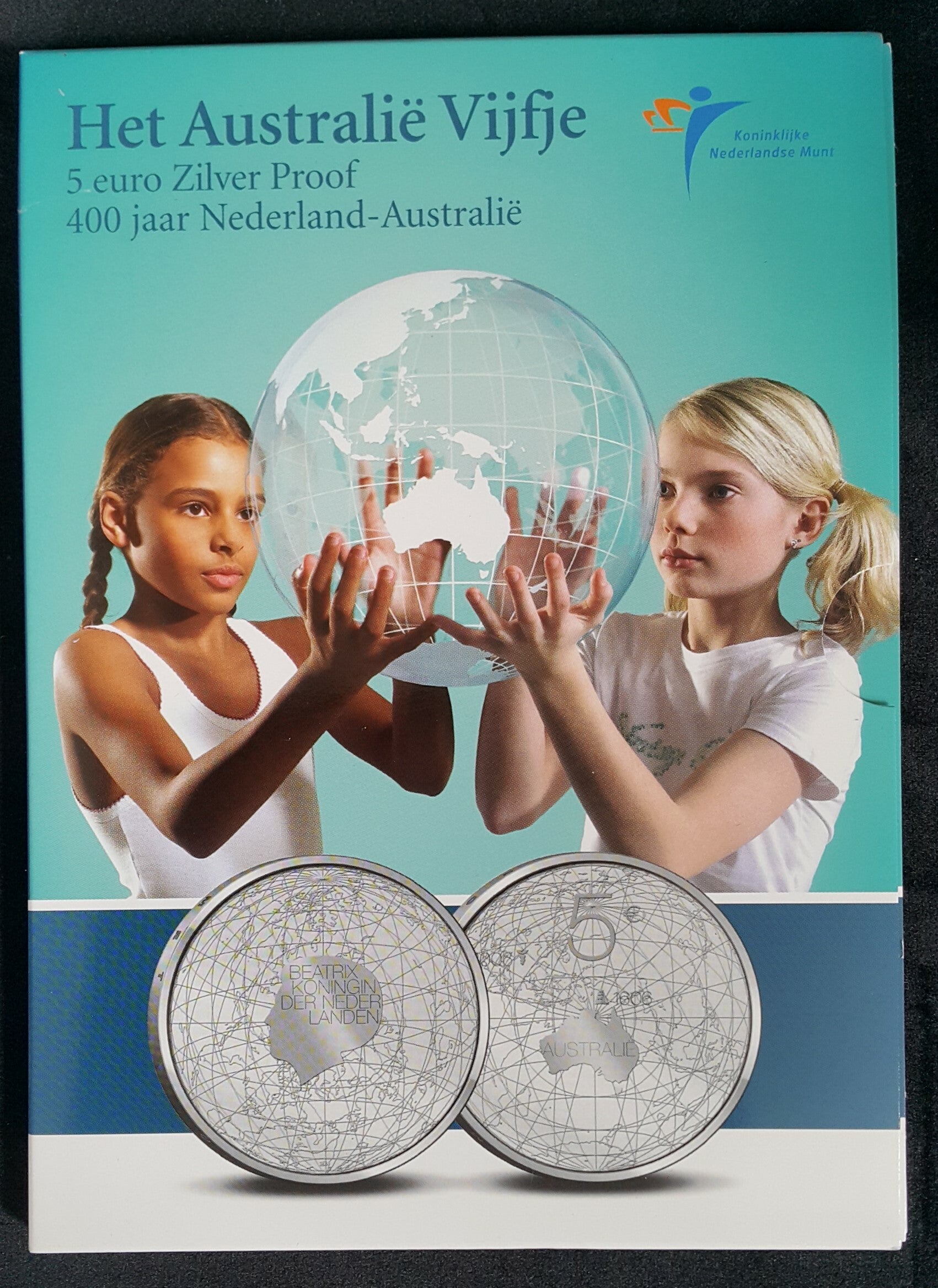 Nederland 2006 Australie vijfje zilver PROOF
