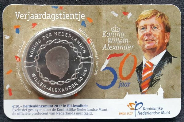 10 euro Nederland 2017 Verjaardagstientje BU 