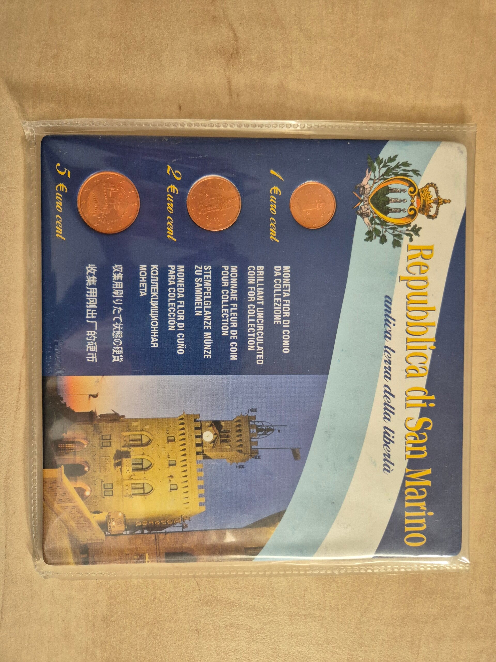 Set centjes San Marino 2006 in blister