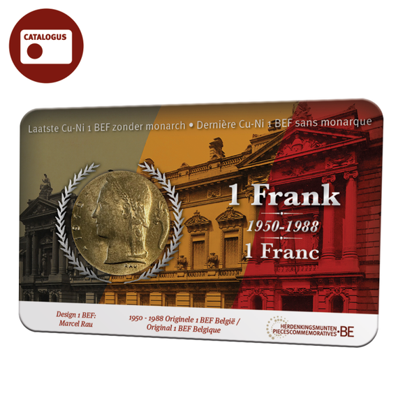 België 2023 1 Frank 1958 NL editie in coincard