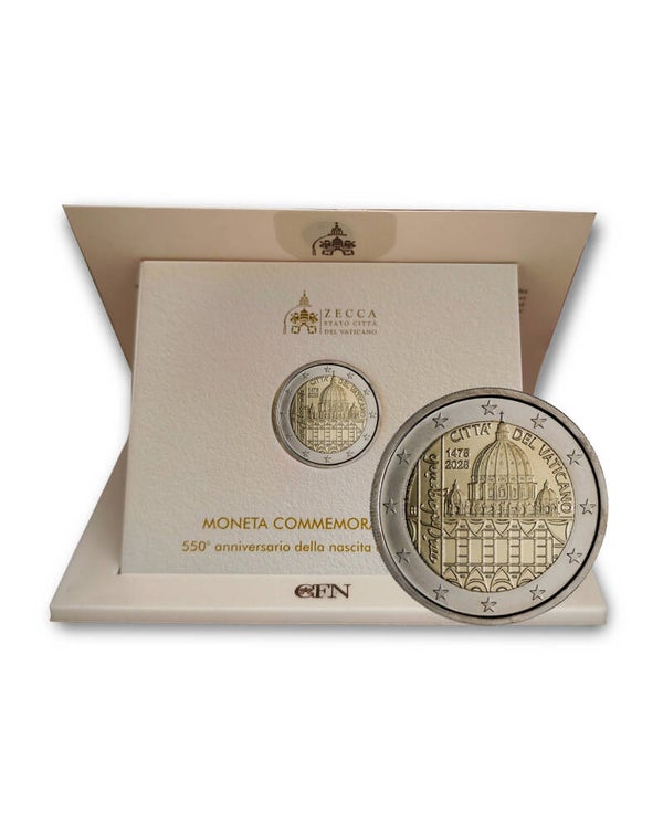 2 euro Vaticaan 2025 Michelangelo BU blister