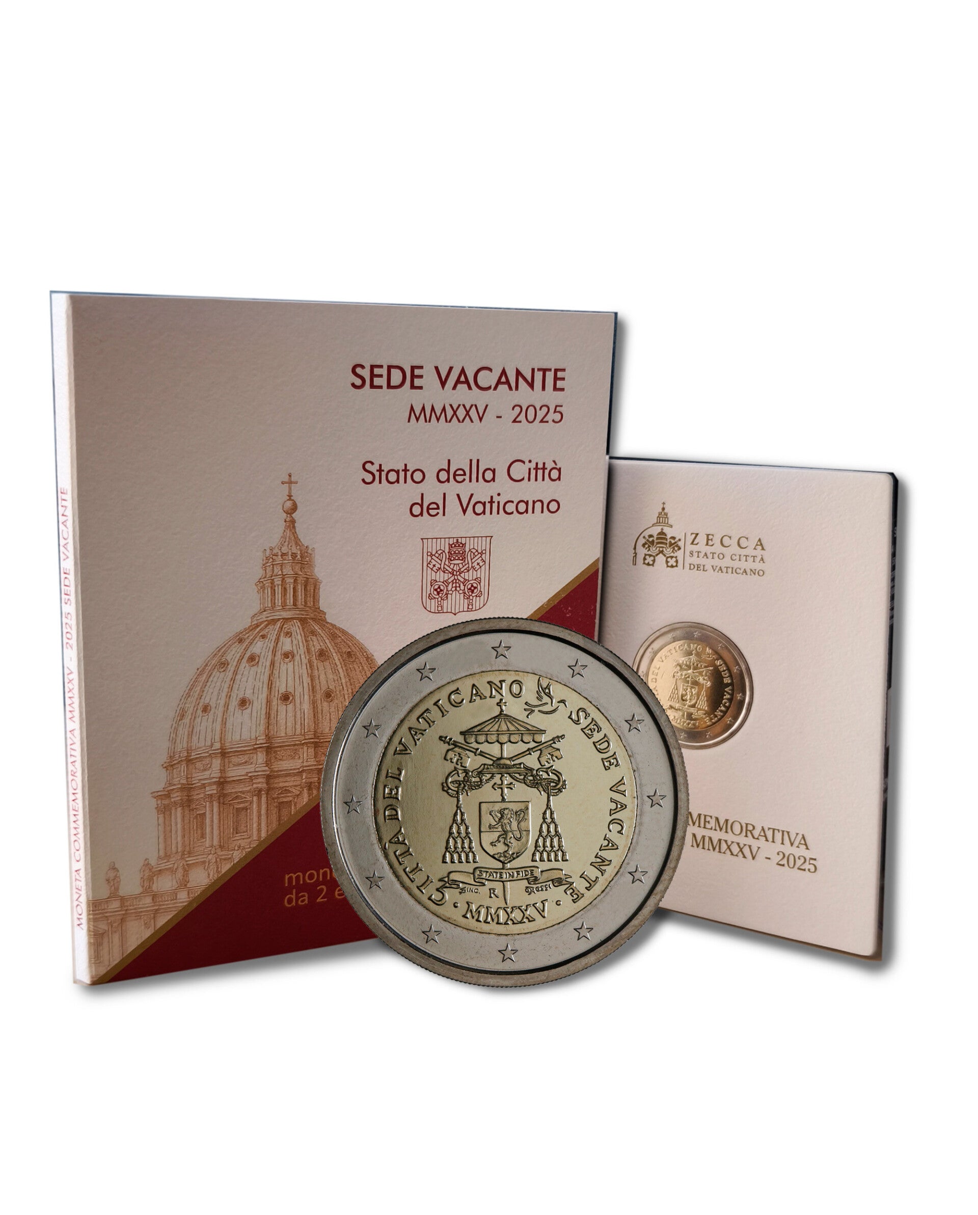 2 euro Vaticaan 2025 Sede Vacante BU blister
