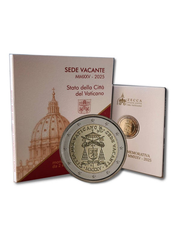2 euro Vaticaan 2025 Sede Vacante BU blister