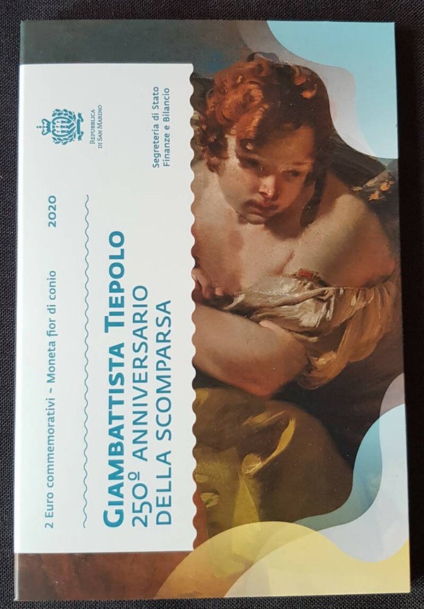 2 euro San Marino 2020 Tiepolo blister